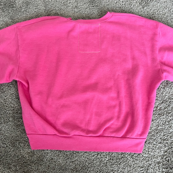 Pink Aviator Nation 5 Stripe Crewneck Size S - Picture 4 of 4